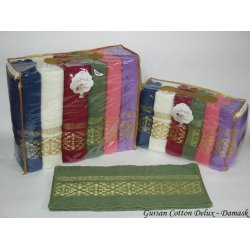 Набор махровых полотенец Gursan Cotton Delux Damask