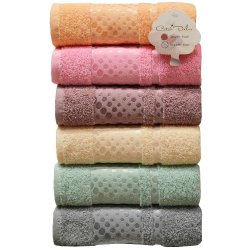 Махровые полотенца Gursan Cotton Точки