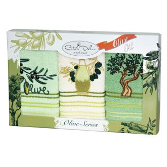 Набор кухонных полотенец Gursan 3*30х50 Olive