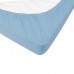 Простынь на резинке трикотажная Iris Home 160*200+25 Голубая