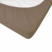 Простынь на резинке трикотажная Iris Home 160*200+25 Кофе