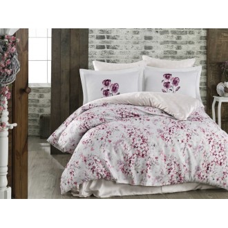 Постельное бельё Hobby Exclusive Sateen Jimena рожевий 