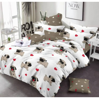 Детское постельное белье Sofia ранфорс SR-84D (Бульдожки) Детское постельное белье Sofia ранфорс SR-84D (Бульдожки)