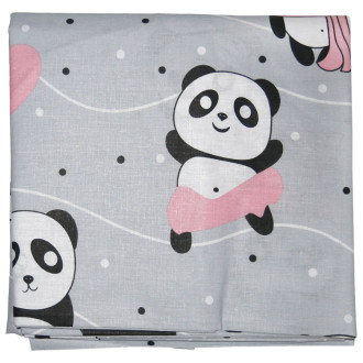 Дитяча постільна білизна у ліжечко Sofia Милашки рожеві - ранфорс Дитяча постільна білизна у ліжечко Sofia Милашки рожеві - ранфорс