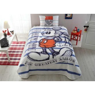 Детское постельное бельё с пике Tac Disney Mickey Sailor