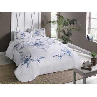 Постельное бельё с пике Tac Juno V01 yesil