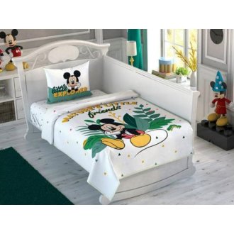 Детское постельное бельё с пике Tac Disney Mickey Explorer