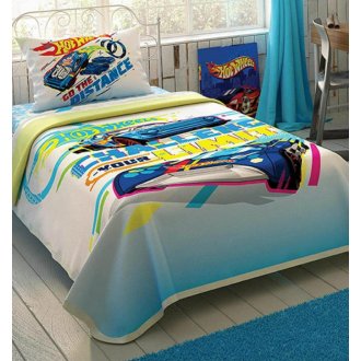 Детское постельное бельё с пике Tac Hot Wheels Limits