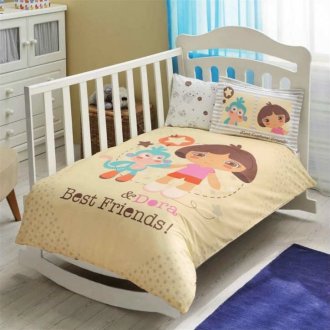 Детское постельное белье Tac Dora Best Friends в кроватку