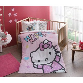 Детское постельное белье Tac Hello Kitty baby в кроватку