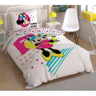 Детское постельное белье TAC ранфорс Disney Minnie Colour Mayhem