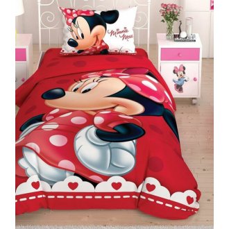 Детское постельное белье TAC Disney Minnie Lovely Glitter