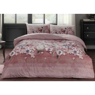 Постельное бельё Tac ранфорс Liza gulkurusu евро