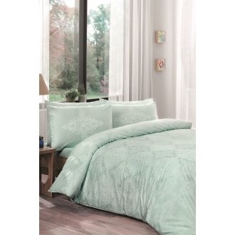 Постельное белье Tac ранфорс Blanche ментоловый евро Постельное белье Tac ранфорс Blanche ментоловый евро
