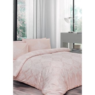 Постельное белье Tac ранфорс Blanche пудра евро