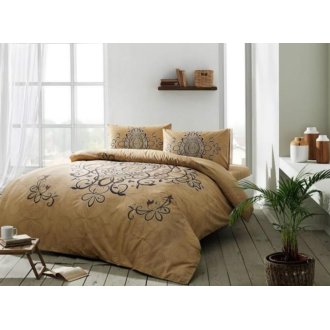 Постельное бельё Tac ранфорс Blanda V03 gold евро