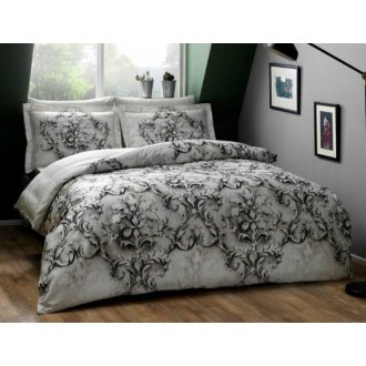Постельное белье Tac сатин Digital Carissa gri v01 серый