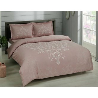 Постельное бельё Tac сатин Anissa gulkurusu розовое евро