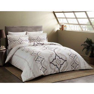 Постельное белье Tac сатин Delux Ginza murdum