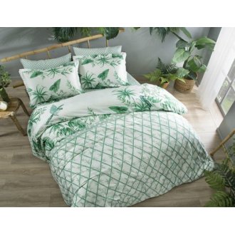 Постельное белье Tac сатин Digital Patriot yesil v01 зеленый