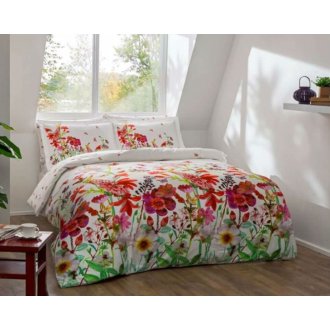 Постельное белье Tac сатин Digital Rosabel kirmizi v1 красный