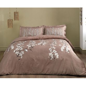 Постельное бельё Tac сатин Ronna kahve