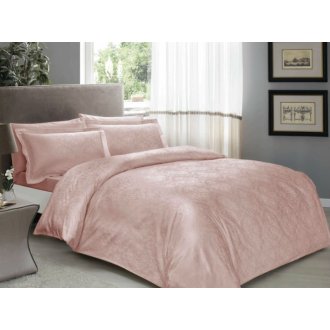 Постельное белье Tac жаккард Daria pudra евро Постельное белье Tac жаккард Daria pudra евро