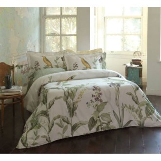 Элитное постельное белье Valeron сатин Quinn yesil евро king XL