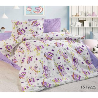 Детское постельное бельё TAG R-T9225 Совы сиреневые
