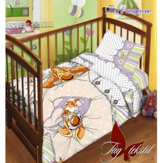Детское постельное бельё в кроватку для новорожденных TAG поплин Пес в пижаме Детское постельное бельё в кроватку для новорожденных TAG поплин Пес в пижаме