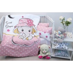 Детское постельное белье PrimaTeks Sweet sleeper pink в кроватку