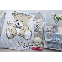 Детское постельное белье PrimaTeks Teddy begie в кроватку