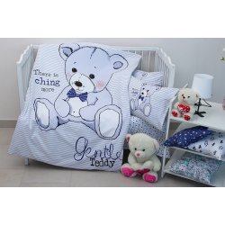 Детское постельное белье PrimaTeks Teddy white в кроватку