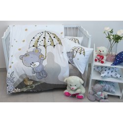 Детское постельное белье PrimaTeks Umbrella begie в кроватку