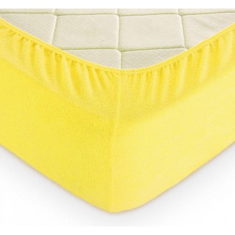 Простынь на резинке махровая TAG 160x200 Buttercup