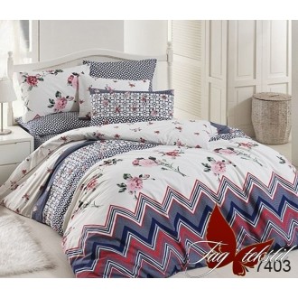 Комплект постельного белья TAG (Украина) ранфорс R7403 Цветы Комплект постельного белья TAG (Украина) ранфорс R7403 Цветы