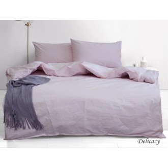 Постельное белье однотонное TAG (Украина) ранфорс Delicacy светло-розовое