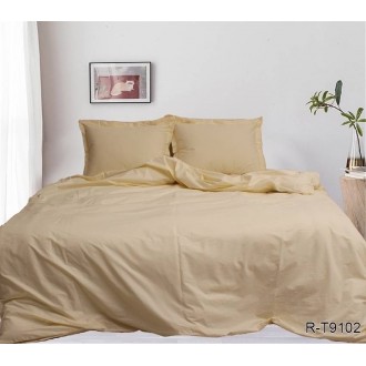 Постельное белье однотонное TAG ранфорс R-T9102 шампань