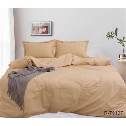 Постельное белье однотонное TAG ранфорс R-T9107 капучино Постельное белье однотонное TAG ранфорс R-T9107 капучино