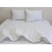 Набор белого постельного белья TAG Elegant White с летним одеялом