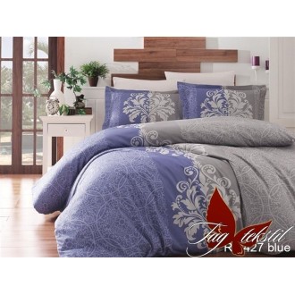 Постельное белье TAG (Украина) ранфорс R7427 blue
