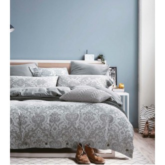 Постельное белье Viluta (Украина) Satin Wash Jacquard вареный хлопок Tiare 05 