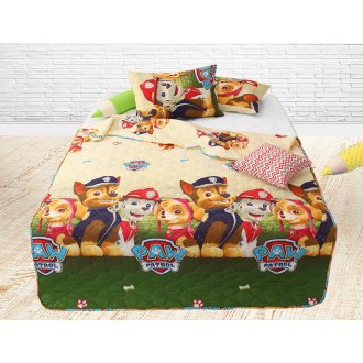 Детское покрывало Tag Paw Patrol begie  с наволочкой
