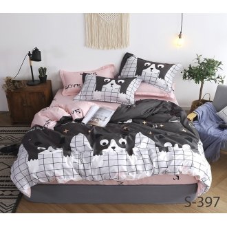 Подростковое постельное белье Tag сатин S397