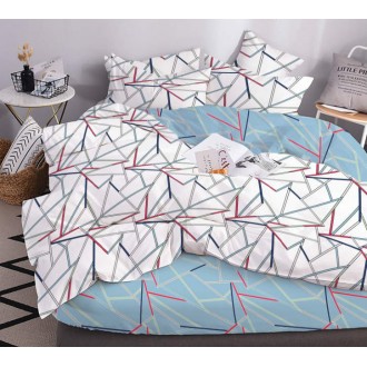 Постельное бельё ТЕП Geometric blue бязь