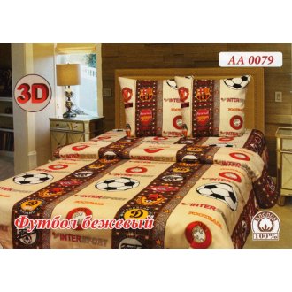 Дитяча постільна білизна Тиротекс Футбол бежевий