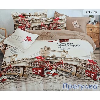 Підліткова постільна білизна Тиротекс Прогулянка - бязь Підліткова постільна білизна Тиротекс Прогулянка - бязь