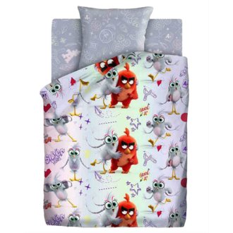 Детское постельное белье Novita бязь Ред и Сильвер