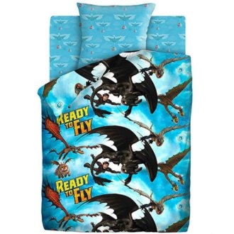 Детское постельное белье Novita бязь Беззубик и Иккинг