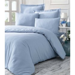 Комплект постельного белья евро Line голубой